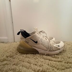 Nike Air Max 270 White and Black Sneakers